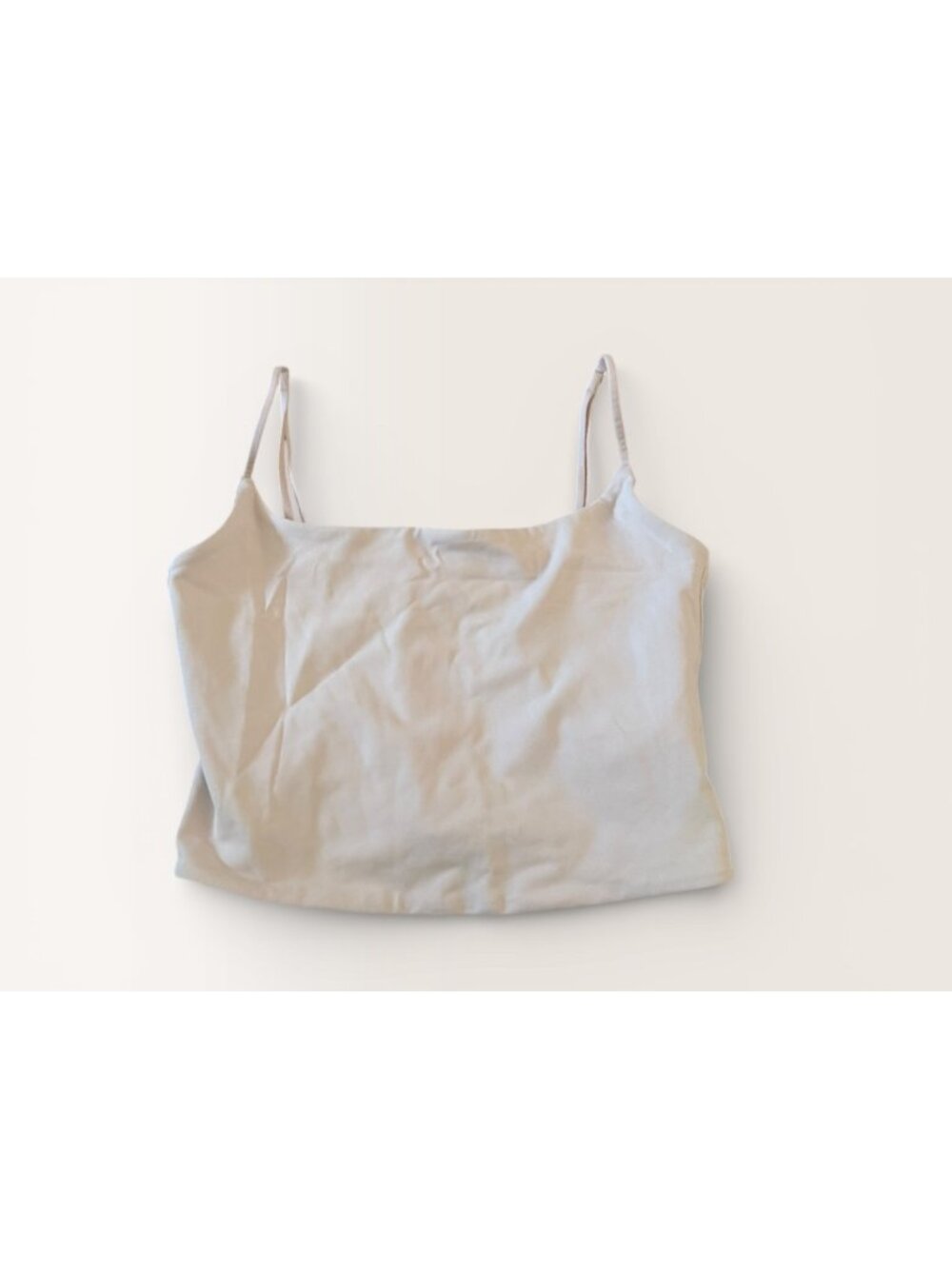 BABATON Aritizia Light Beige Bralette Crop Top Size Medium